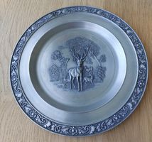 Zinnbecher Zinn-Becker Hirsch Wald Motiv 95% Zinn gegossen!