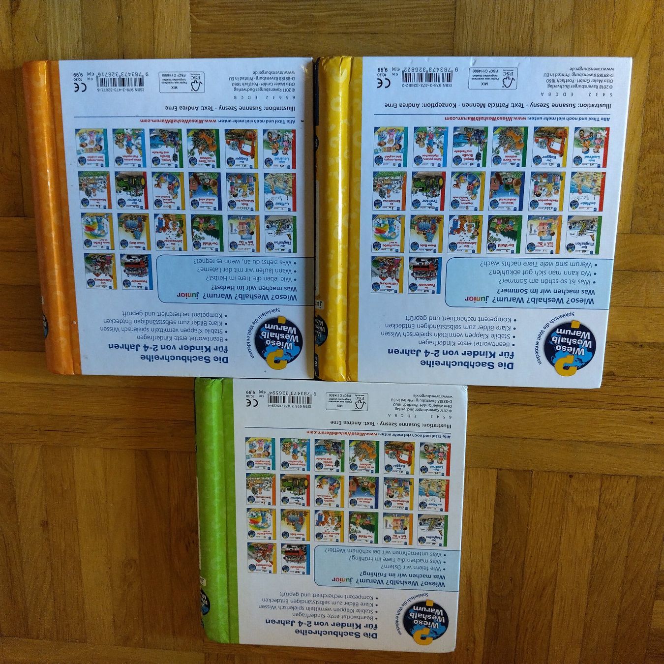 Libri: Bücher: Wieso Weshalb Warum Junior 3er Set – Usato da Oberdorf NW venduto da niederj 1