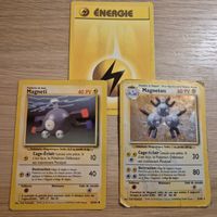 Magneti Magneton holo Pokémon base FR Lot