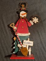 Schneemann Dekofigur Weihnachten Winter ca. 59cm hoch