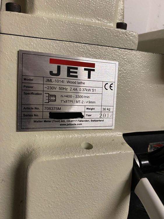 Drechselbank Jet JML 1014I Kaufen auf Ricardo