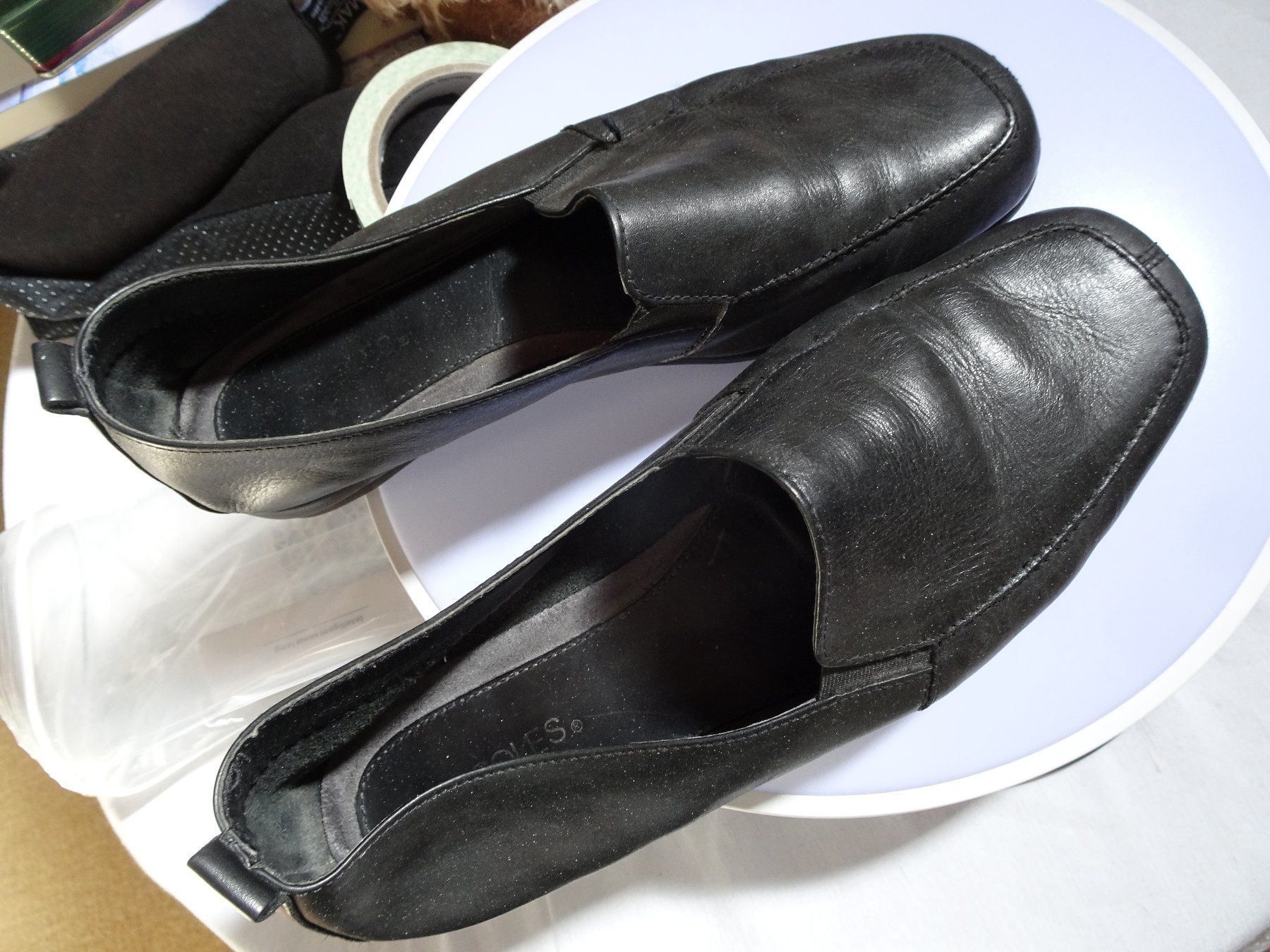 Damenschuhe: Damenschuh, schwarz Gr. 41, Leder – Neu (gemäss Beschreibung) aus Grüt (Gossau ZH) von spitzig 3