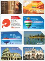 8 Telefonkarten Italien