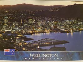 Postkarte Wellington Neuseeland 2017