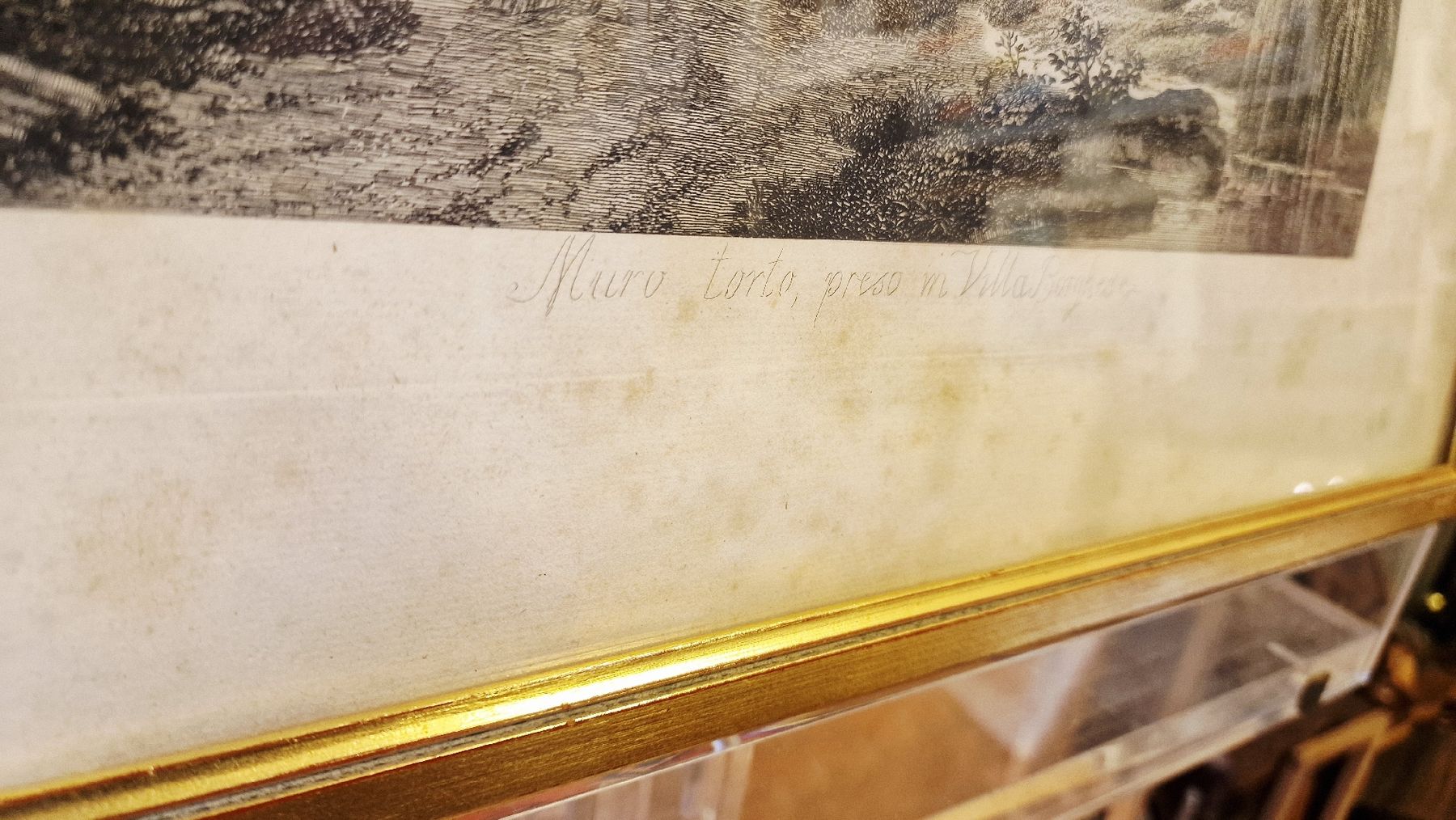 Gravures: Antike Stich 1792, gerahmt – D'occasion à BERN par Intarsia 5