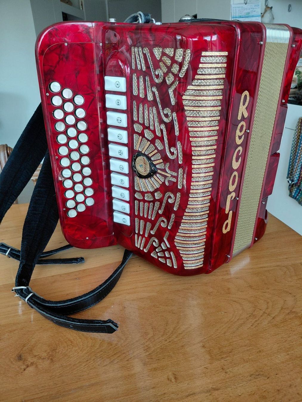 Instruments de musique: RECORD. Diatonisches Accordeon, Handorgel – D'occasion à Zürich par Breze