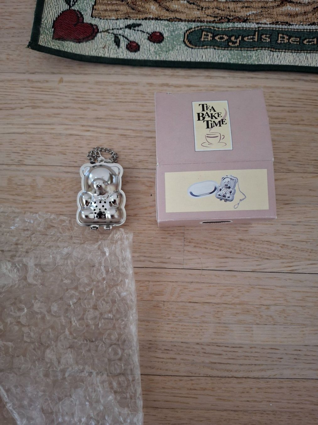 Tutte le decorazioni: Teddybären: Blechschild, Tischdecke, Teesieb, Deko-Teddy – Usato da Dietikon venduto da Hwengi 3