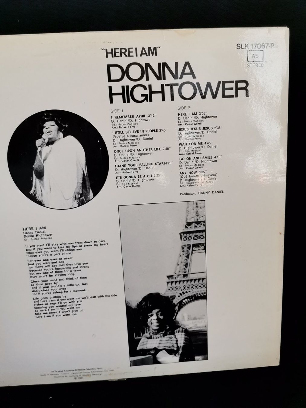 Dischi in vinile: David Sanborn, Donna Hightower, Schallplatte, LP, Vinyl – Usato da Wiedlisbach venduto da materialkreislauf 3