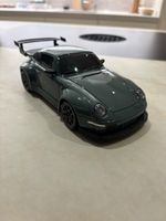 RC drift AModellauto Porsche 911 RWB grau neuwertiger Zustan