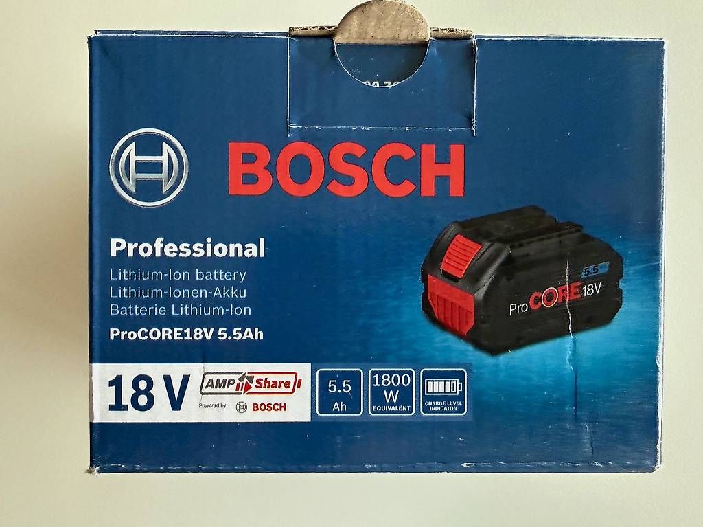 Bosch Caricatori & Batterie: Bosch Professional ProCORE  18V 5.5Ah – Nuovo e nell'imballaggio originale da St-Gingolph venduto da GoldenKeys