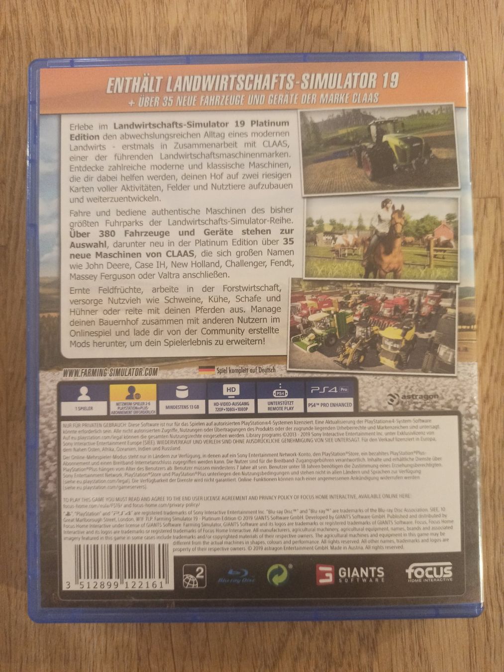 Giochi: Farming Simulator Platinum 19 - Landwirtschafts 19 PS4 / PS5 – Usato da Oberweningen venduto da mar_87mx 1