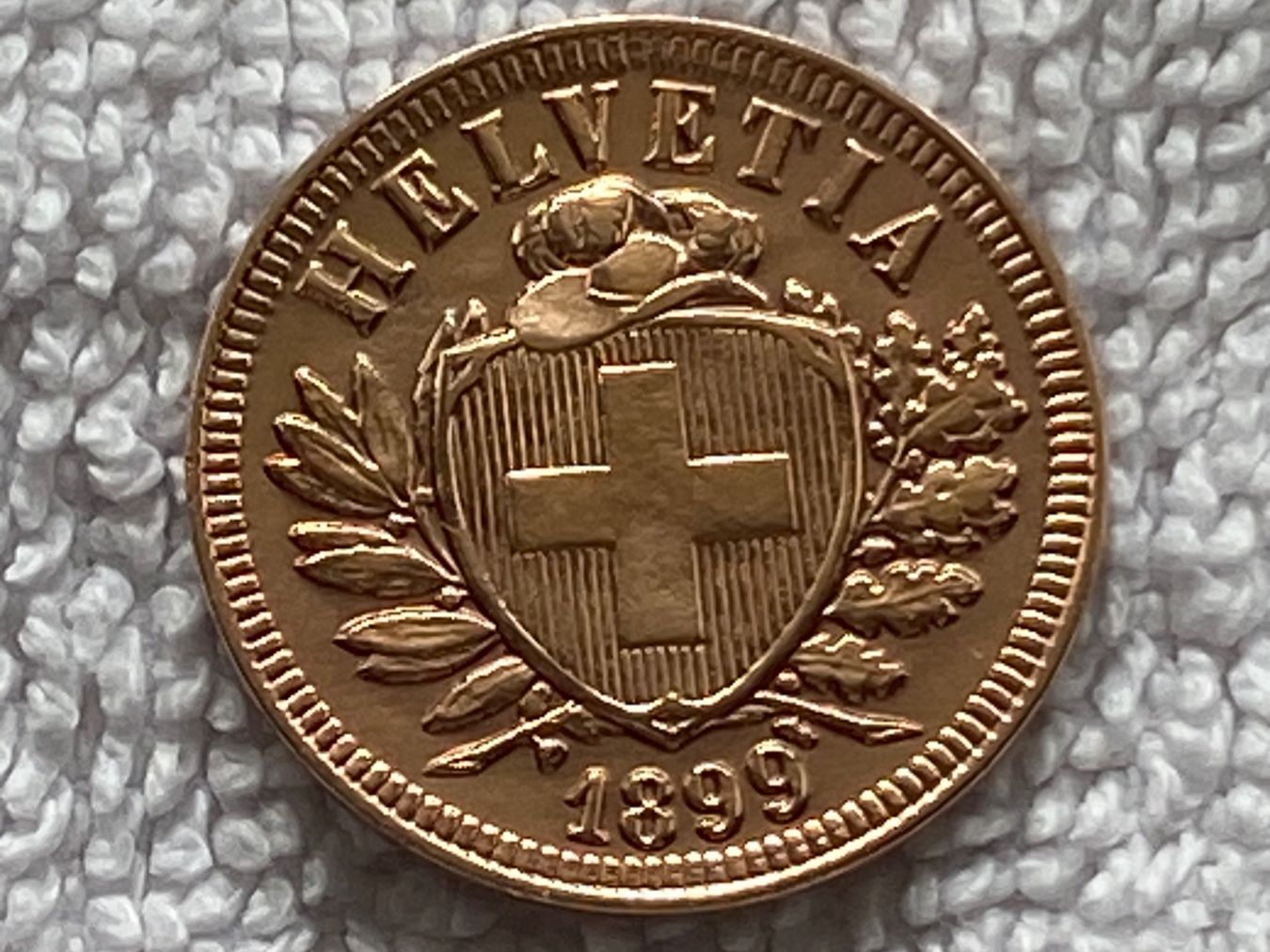 Tutti le monete: 2 centimes/Rappen 1899 – Usato da Nyon venduto da Ilmi09