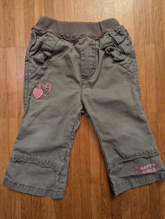 Khaki Baby Hose Gr. 68 Little MoMa, Top Zustand für Herbst!