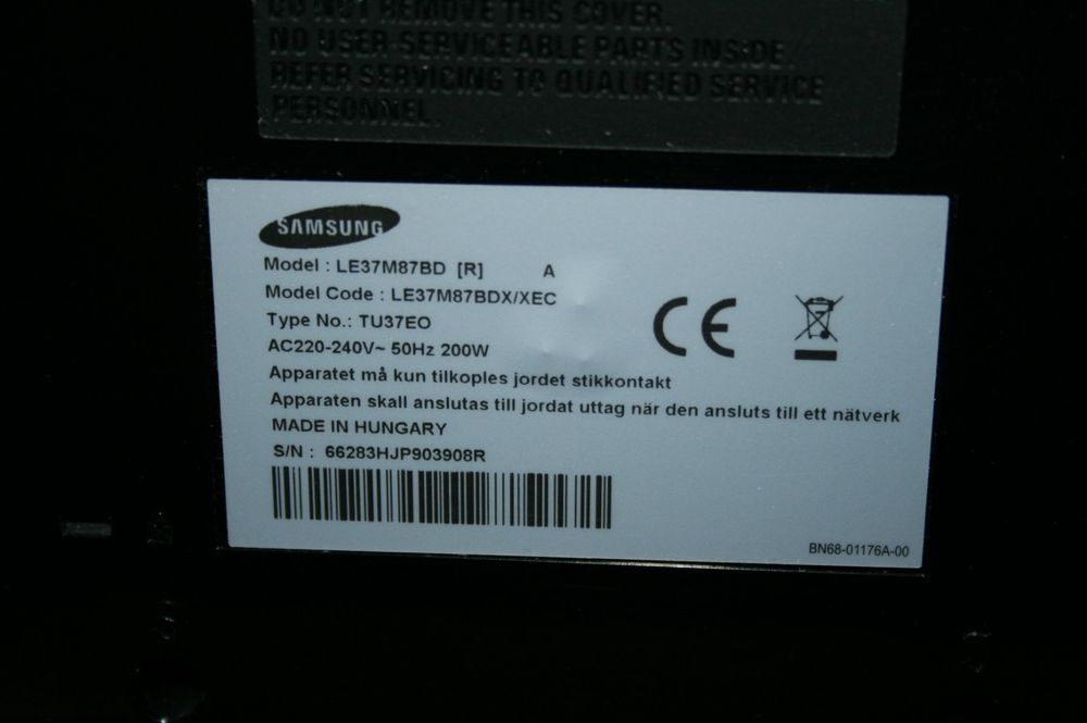 Samsung LCD-TV LE37M87BD - 94 cm 37" FullHD | Kaufen auf Ricardo