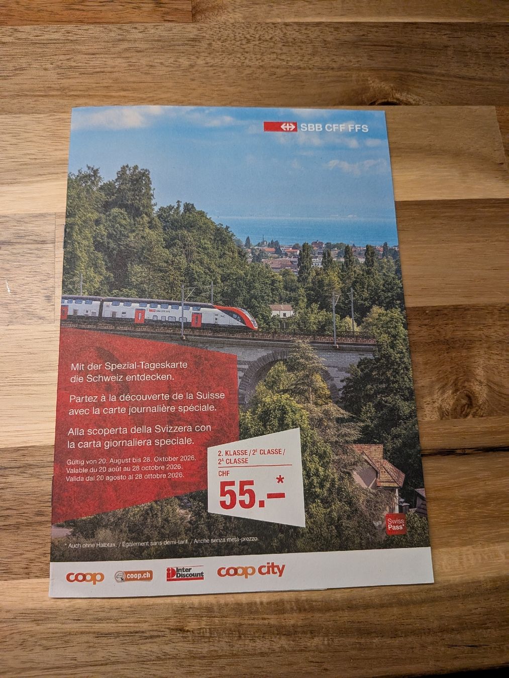Tickets: SBB Spezial Tageskarte – Neu (gemäss Beschreibung) aus Schlatt TG von dsc_p59r