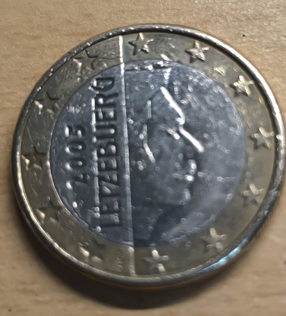 Alle Münzen: 1 Euro 2005 Luxembourg  – Gebraucht aus Onex von Zebule