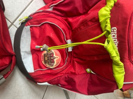 Ergo Bag mit Etuis, Turnbeutel, 5 Kletties, Reflektoren