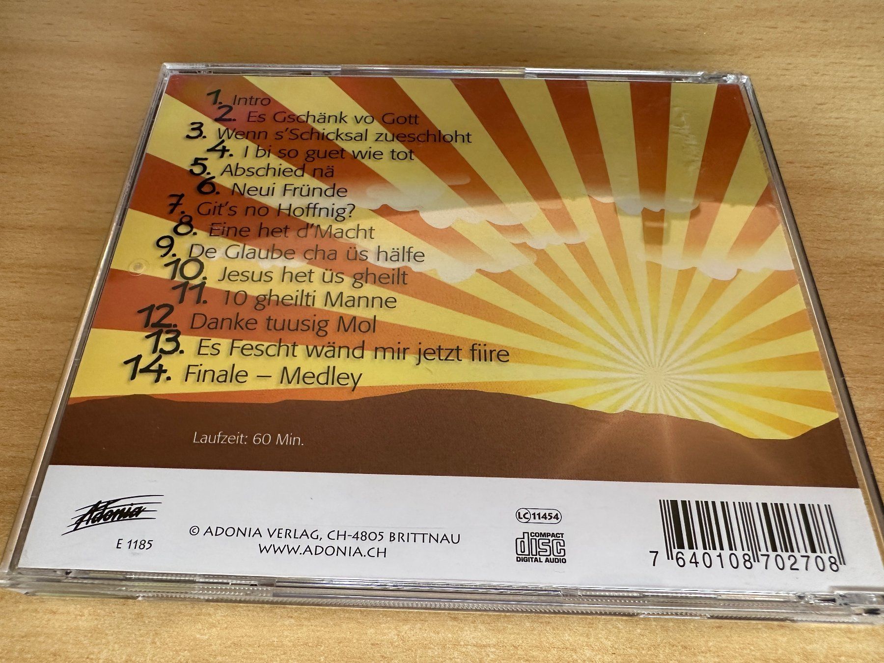 CD: D4 Markus Hottiger, Marcel Wittwer - De dankbar Samariter – Usato da Rikon im Tösstal venduto da Alpenmutz 1