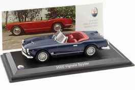 Maserati 3500 GT Spyder Vignale 1960-1964 dunkelblau    1:43