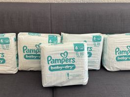 Pampers Baby-Dry Windeln Groesse 6 (13-18kg) 5er Pack neu
