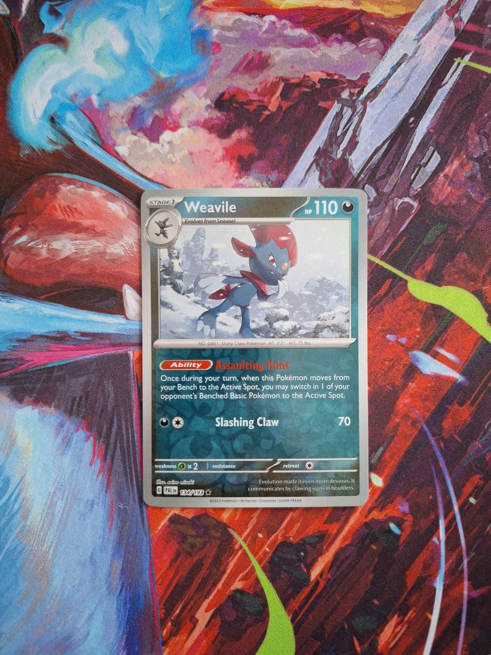 Pokémon Carte collezionabili: Weavil - Reverse Holo - Pokemon Paldea Evolved – Usato da Altstätten SG venduto da GGsGameshop