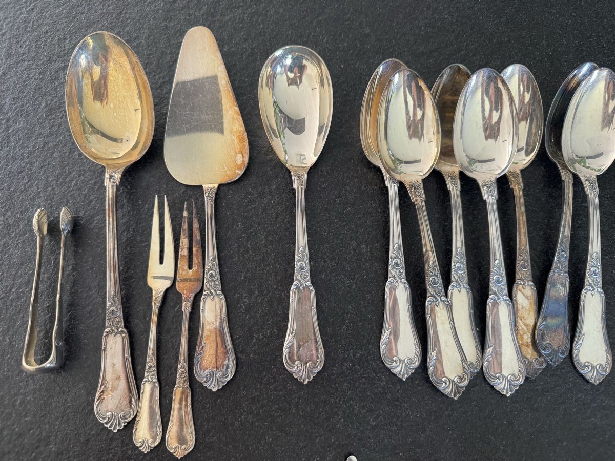 Set di posate: Altes versilbertes Besteck – Usato da Kiesen venduto da Lus1984 4