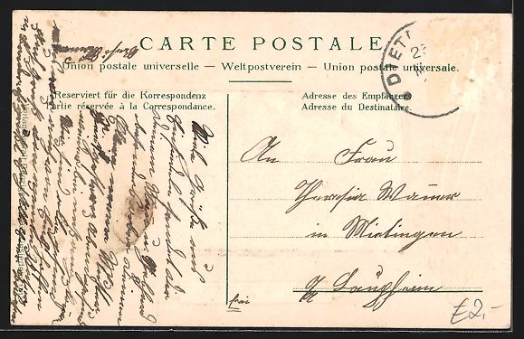 Cartoline postali: AK Einsiedeln, Kirche und Kloster – Usato da Berlin venduto da bartko-reher 1