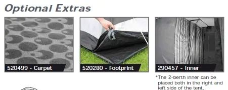 Outwell Verande & Tende da sole: Outwell Inner Tent for Mountain Road – Usato da Eschenbach SG venduto da Maegevolcom 3