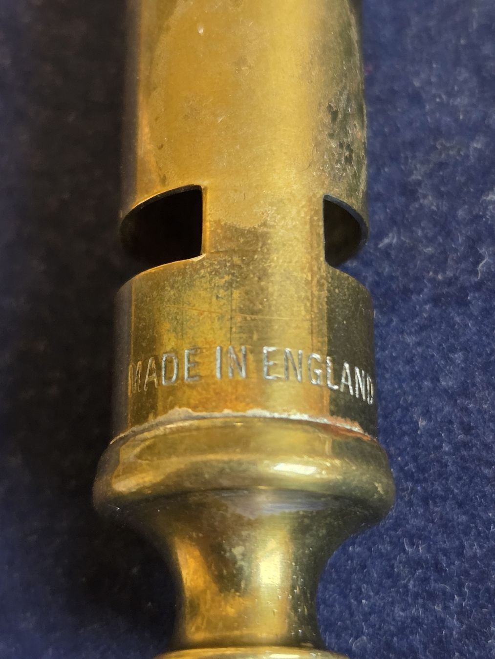 Pipe & Accessori: Notfallpfeife Messing Metropolitan Design England.. – Usato da Stans venduto da Ducati16 1