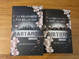 Bücher Set J.S. Wonda Bastards und Sisters 
