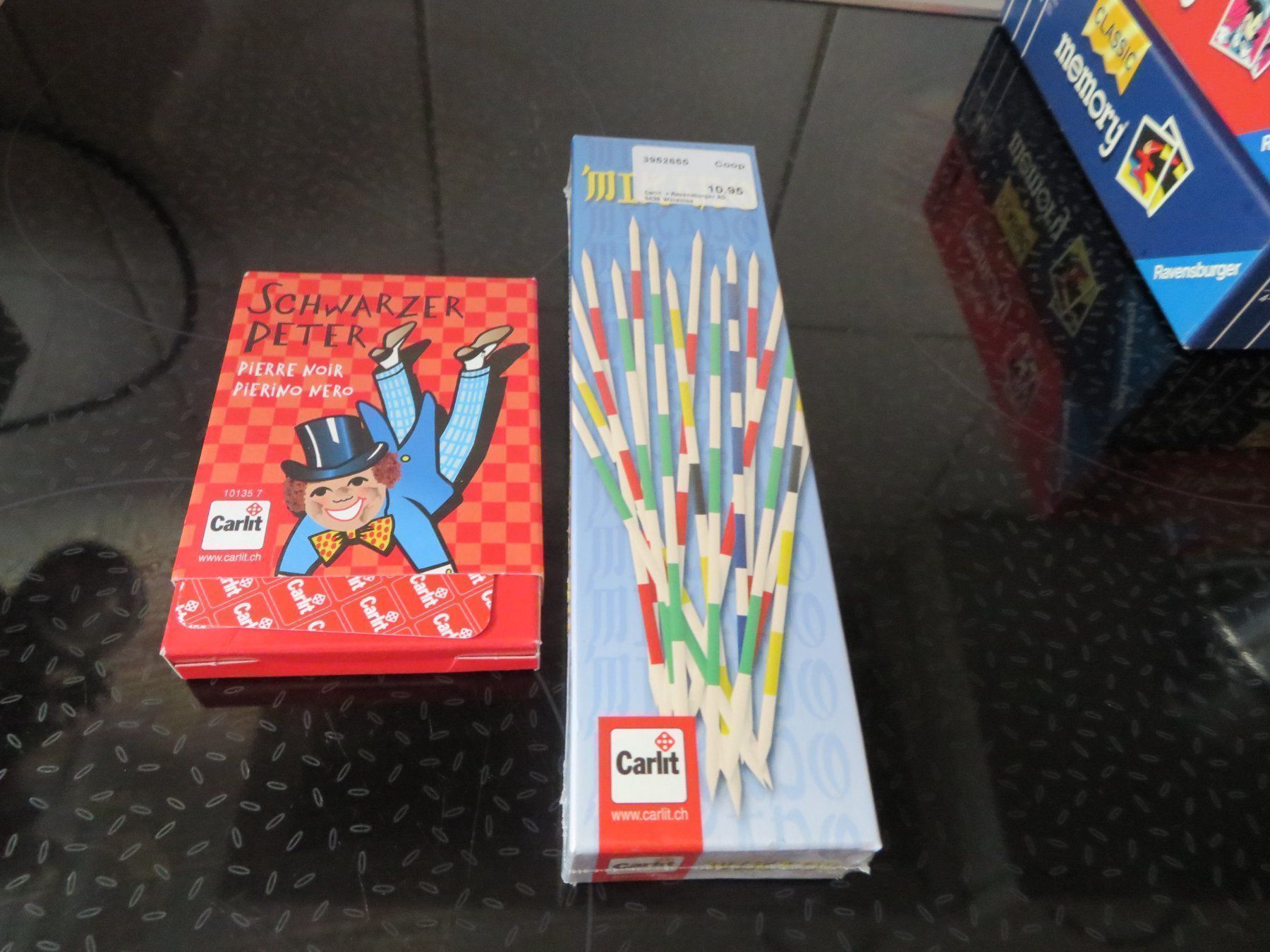Giochi: 3x  Memory Mit  Mikado   +Schwarzer pete – Usato da Rüfenacht BE venduto da tial70 2