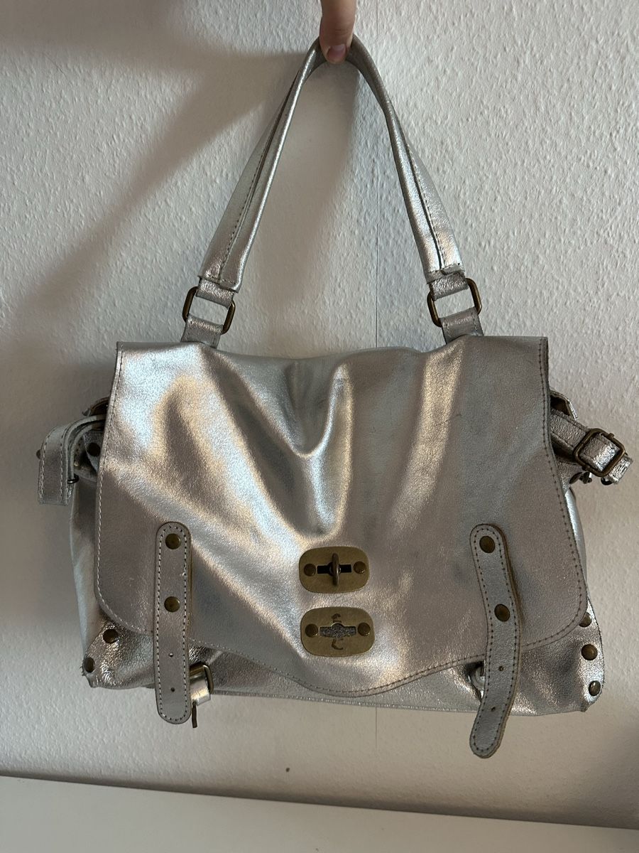 Borse da donna: Tasche Leder Silber Made in Italy  – Usato da Uhwiesen venduto da lea_w8k5