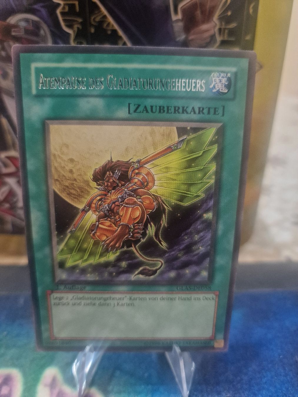 Yugioh Sammelbilder & Trading cards: Yugioh Atempause des Gladiatorungeheuers – Gebraucht aus Dietikon von GC-Store