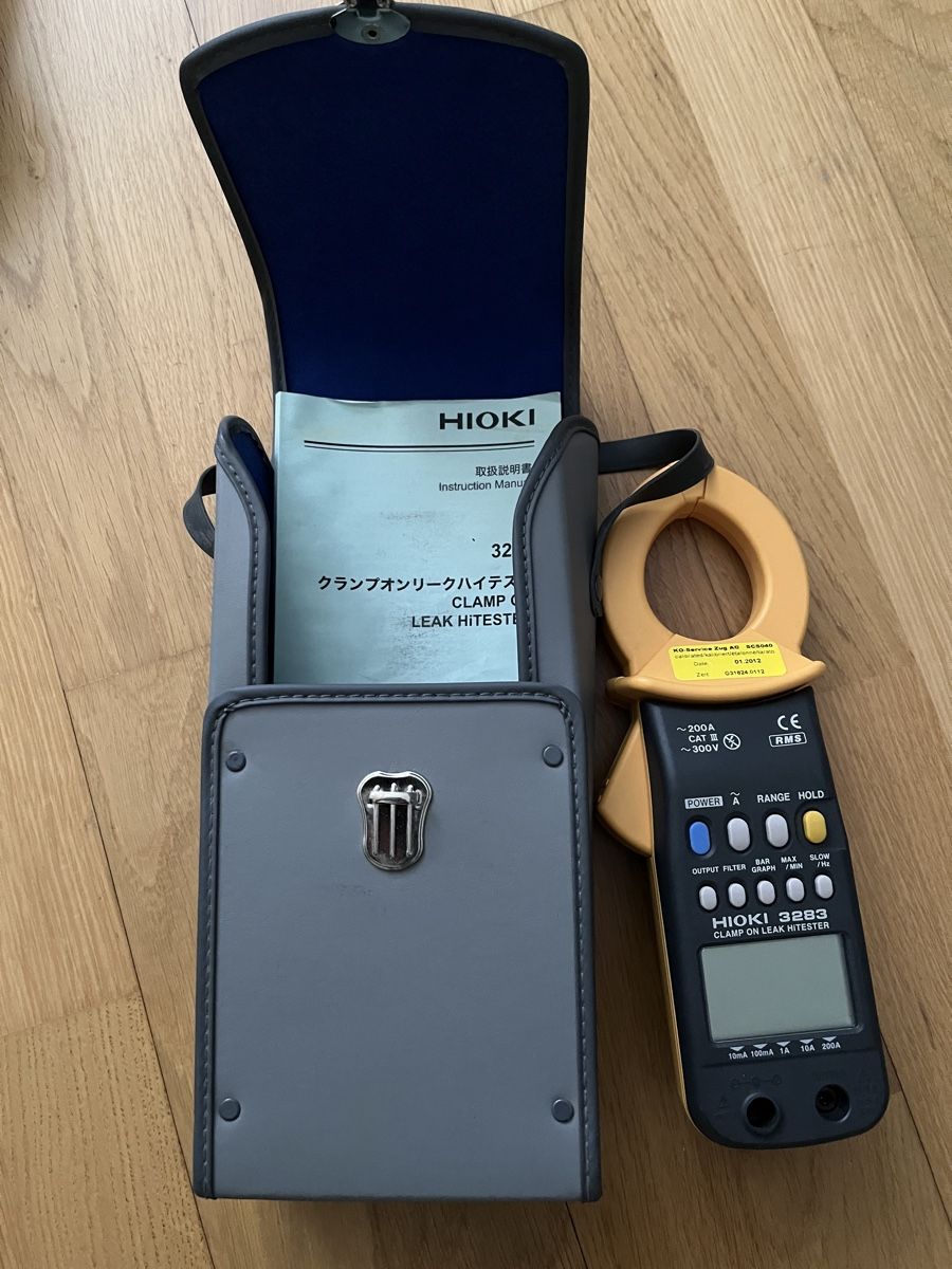 Misurare: Leckstromzange Hioki 3283 – Nuovo (secondo la descrizione) da Chur venduto da Calandianner 1