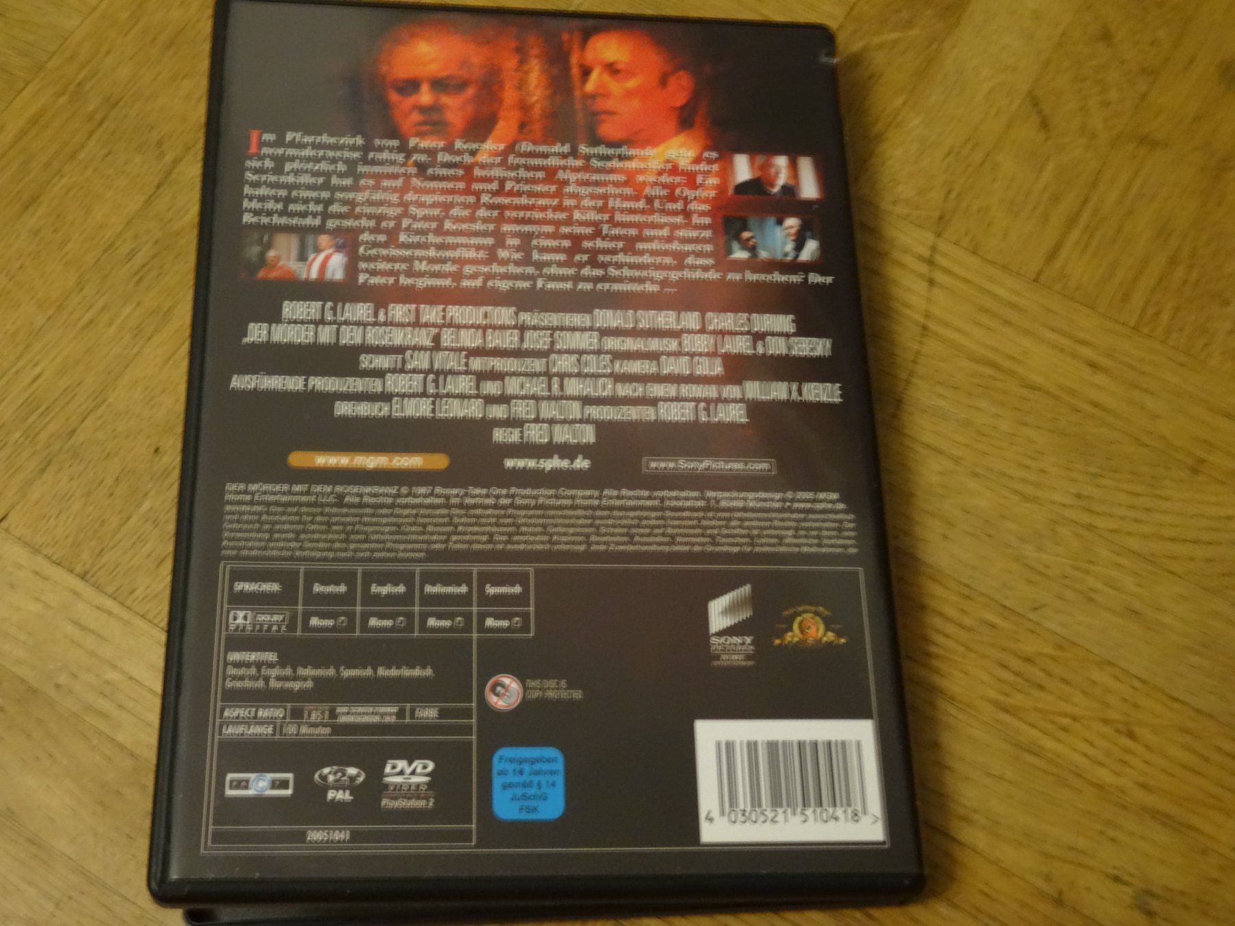 Alle DVDs: DVD Der Mörder mit dem Rosenkranz – Gebraucht aus Olten von Disc-Verkauf 2