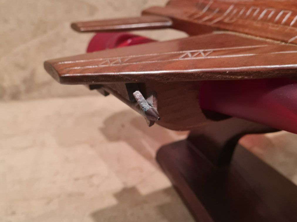 Spirituosen: Holz-Jet / Kirsch / Deko / Geschenk / Kampfjet – Gebraucht aus Safenwil von TOMLUK 2