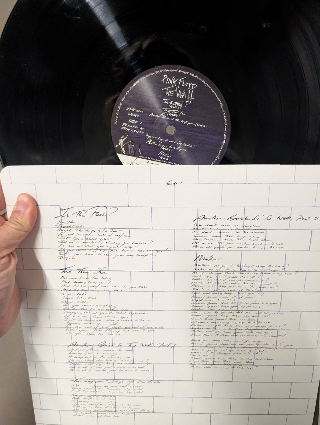 Schallplatten: Vinyle Pink Floyd The Wall 2LP pochette – Gebraucht aus Blignou (Ayent) von dyl_yxb5 2