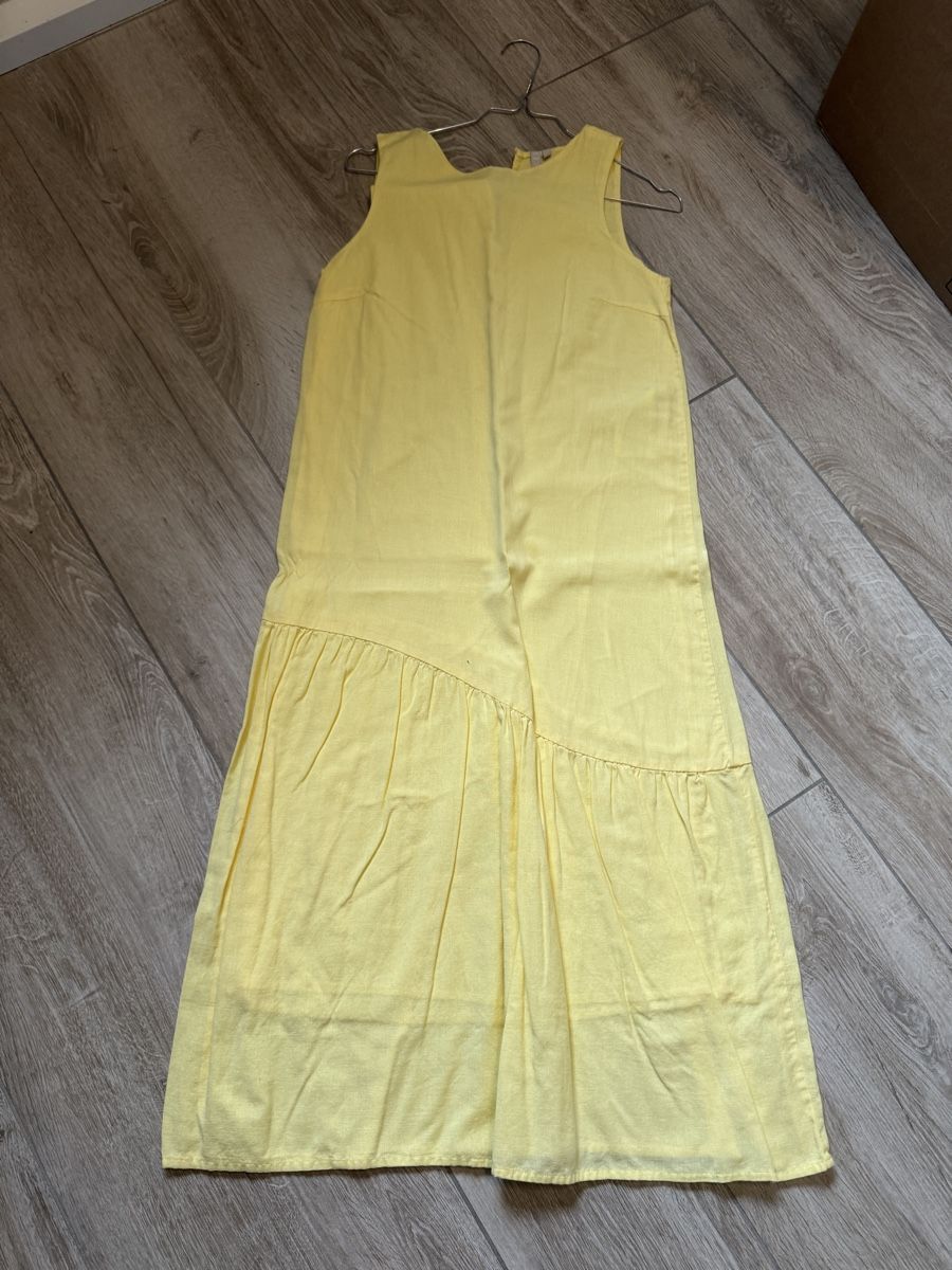 Vestiti: leinenkleid gr. xs gelb neu – Nuovo (secondo la descrizione) da Seengen venduto da Shiara