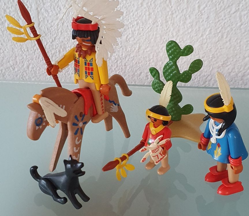 Playmobil Indianer Familie 3396 vintage Kaufen auf Ricardo