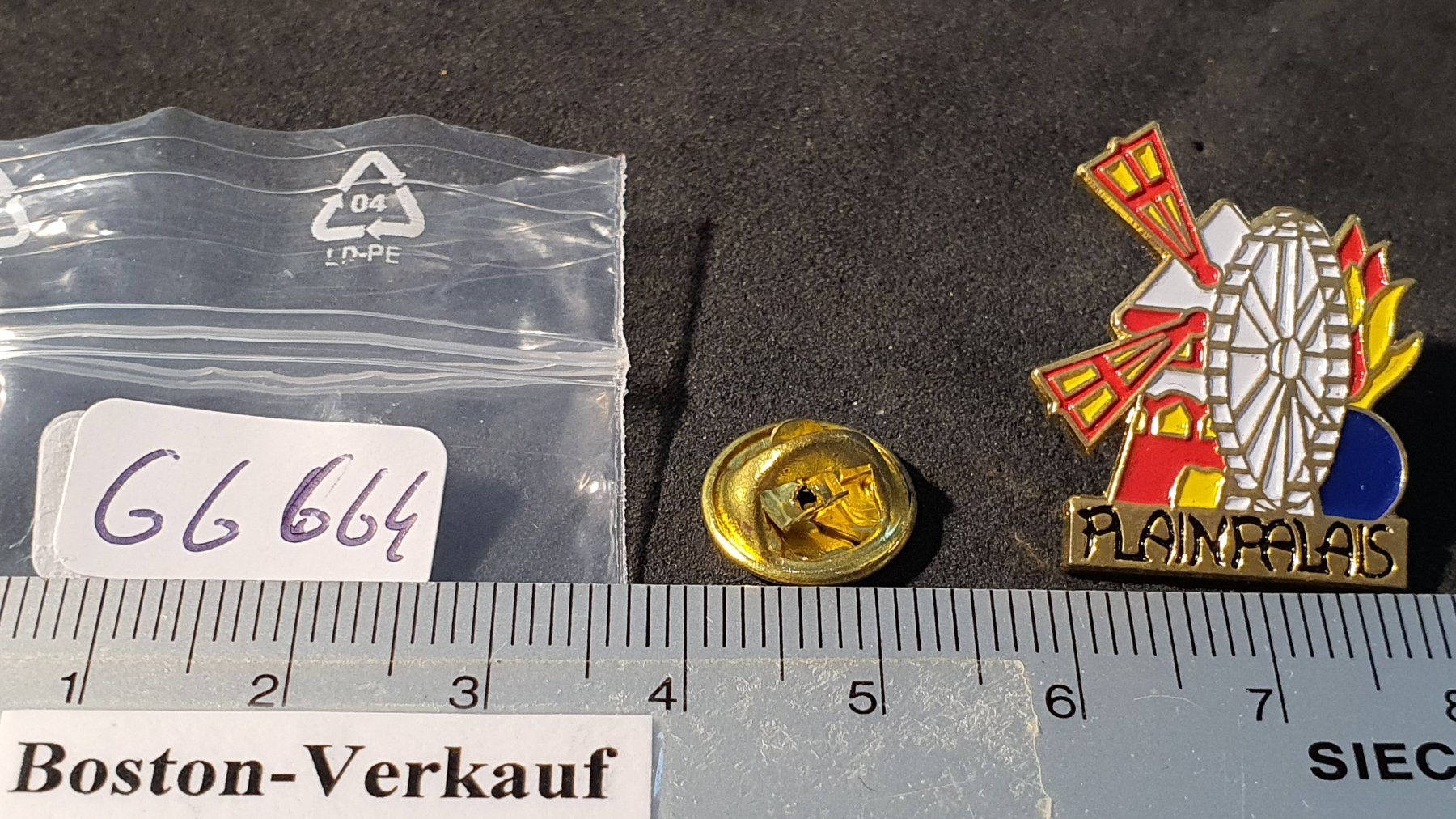 Placchette & Badge: GG664 - Pin Genfer Sammlung - Plainpalais – Usato da Reinach BL venduto da Boston-Verkauf 1