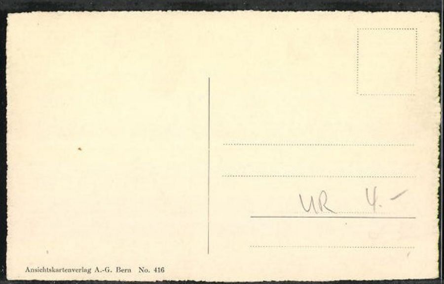Cartoline postali: Bürglen UR, Kirche, um 1925 – Usato da Frauenfeld venduto da POML 1