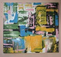 Gemälde " Sommerfarben " handmade 43×47