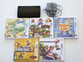 Konsole Nintendo 3DS + 5 Spiele