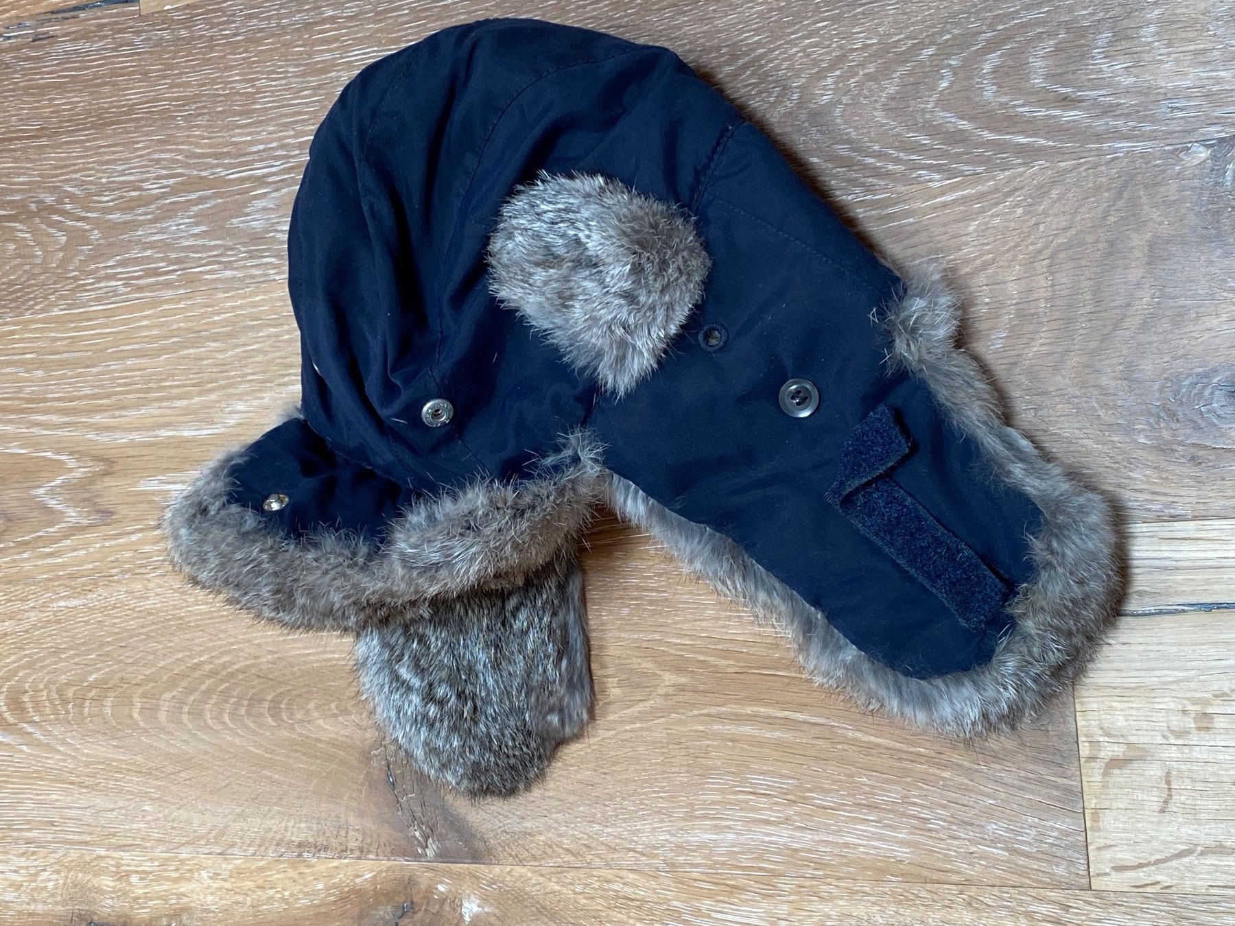 Copricapi, berretti & cappellini: Great winter fur lined blue hat. Size 54 – Nuovo (secondo la descrizione) da Grund b. Gstaad venduto da PlageNeigeplus 4