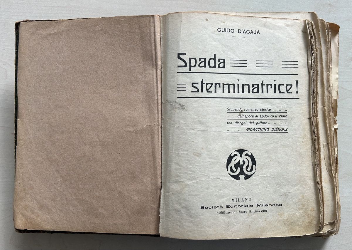 Libri: Altes Buch "Spada Sterminatrice!" Roman – Difettoso da Reinach BL venduto da Linda013 1