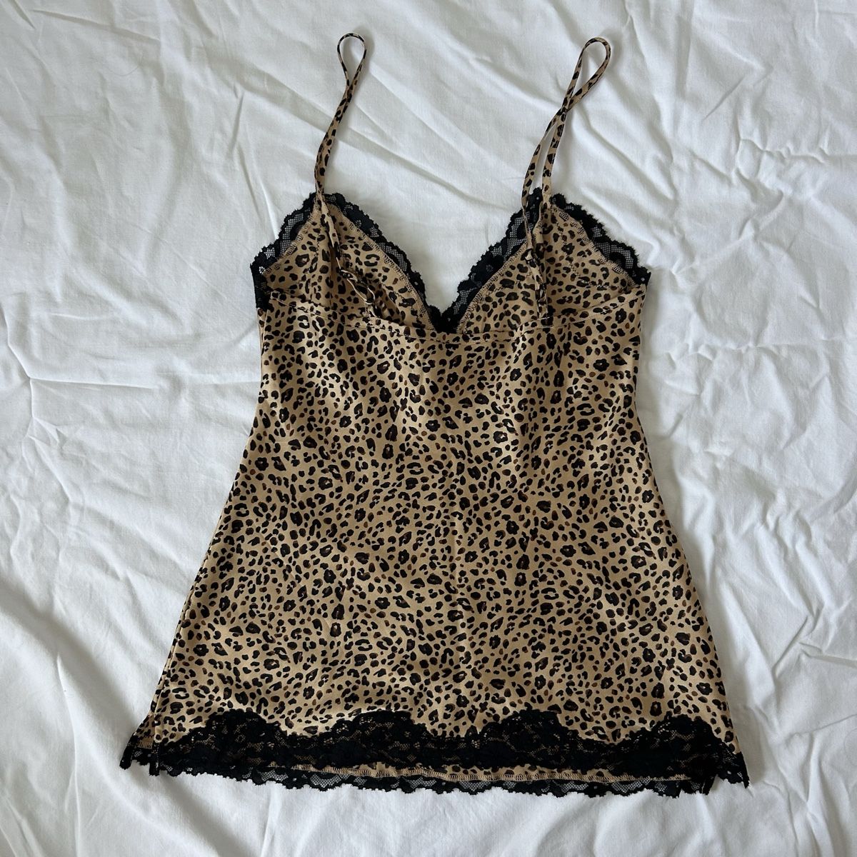 Etam Top: Top vintage y2k leopard et dentelle taille S  – Usato da Genève venduto da afterhoursarchive 4