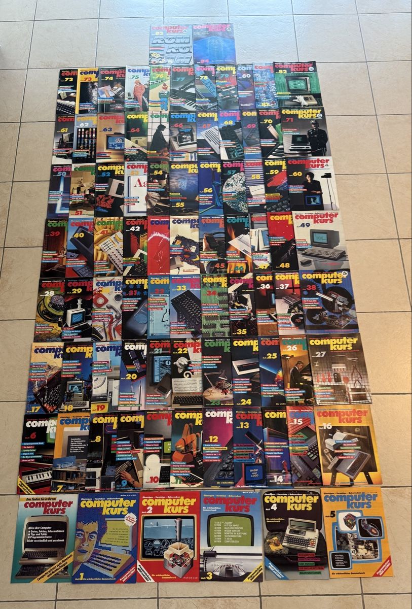 Riviste & Magazine: Computer Kurs Sammlung von 1984 – Usato da Kaiseraugst venduto da FlohmarktMassa 1