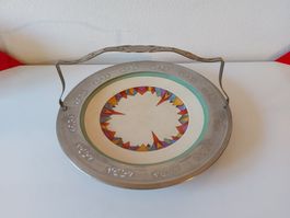 Art Deco  Platte mit Henkel  Forman Bros.  Brooklyn N.Y.