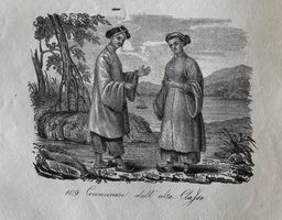 Orig. Stahlstich 1834 - aus: Reise um die Welt