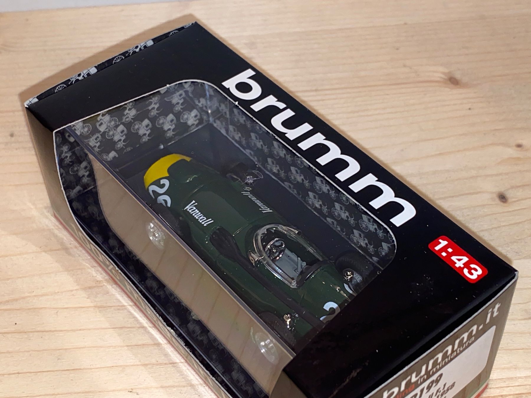 Ferrari Modellini d'auto: F1 Vanwall 1/43 GP Belgio 1958 Stirling Moss – Nuovo (secondo la descrizione) da Wohlen AG venduto da PrivatSammlung 3